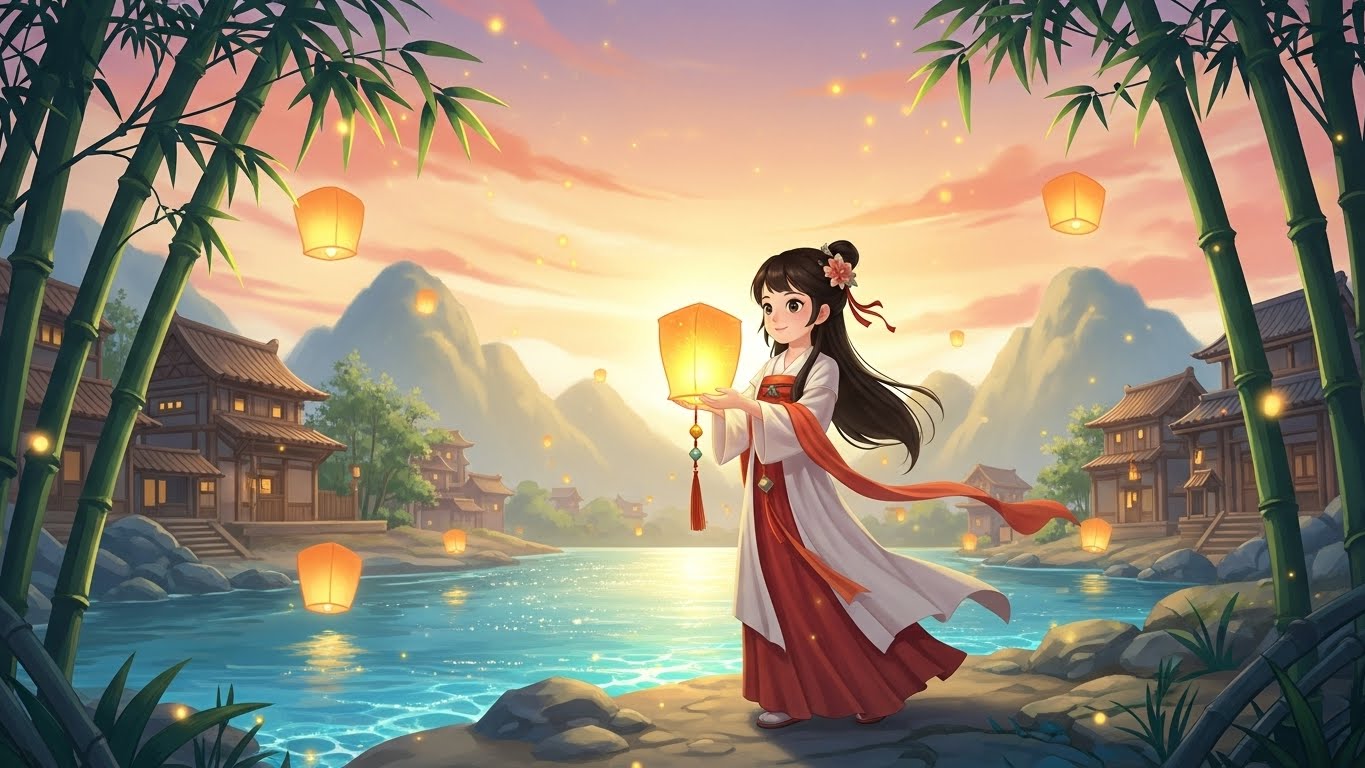 🌸 Li Mei und die Laterne der Ehrlichkeit